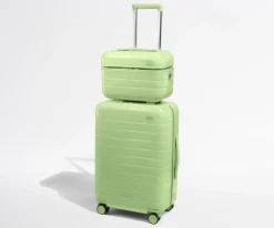 The Train Case in Glazed Matcha Milk Green
