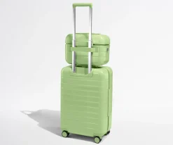 The Train Case in Glazed Matcha Milk Green
