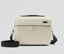 The Train Case in Salt White