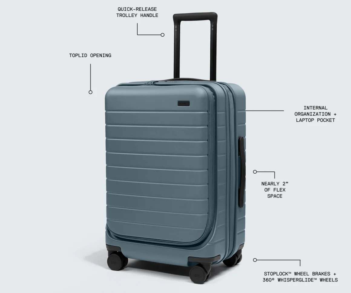Topside Bigger Carry-On in Blush Pink