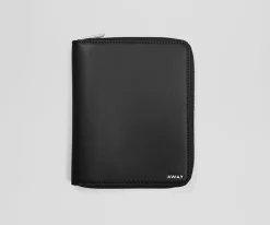 Travel Wallet in Jet Black